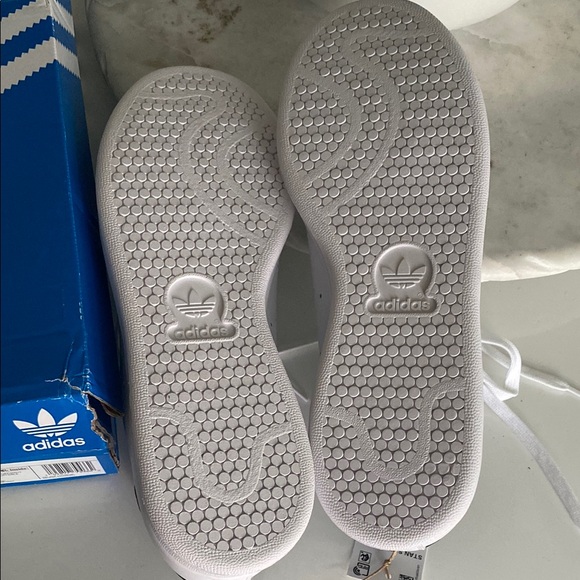 😍Adidas Originals Stan Smith Sneakers 👟 White/Collegiate Navy - 8.5 - Picture 7 of 9